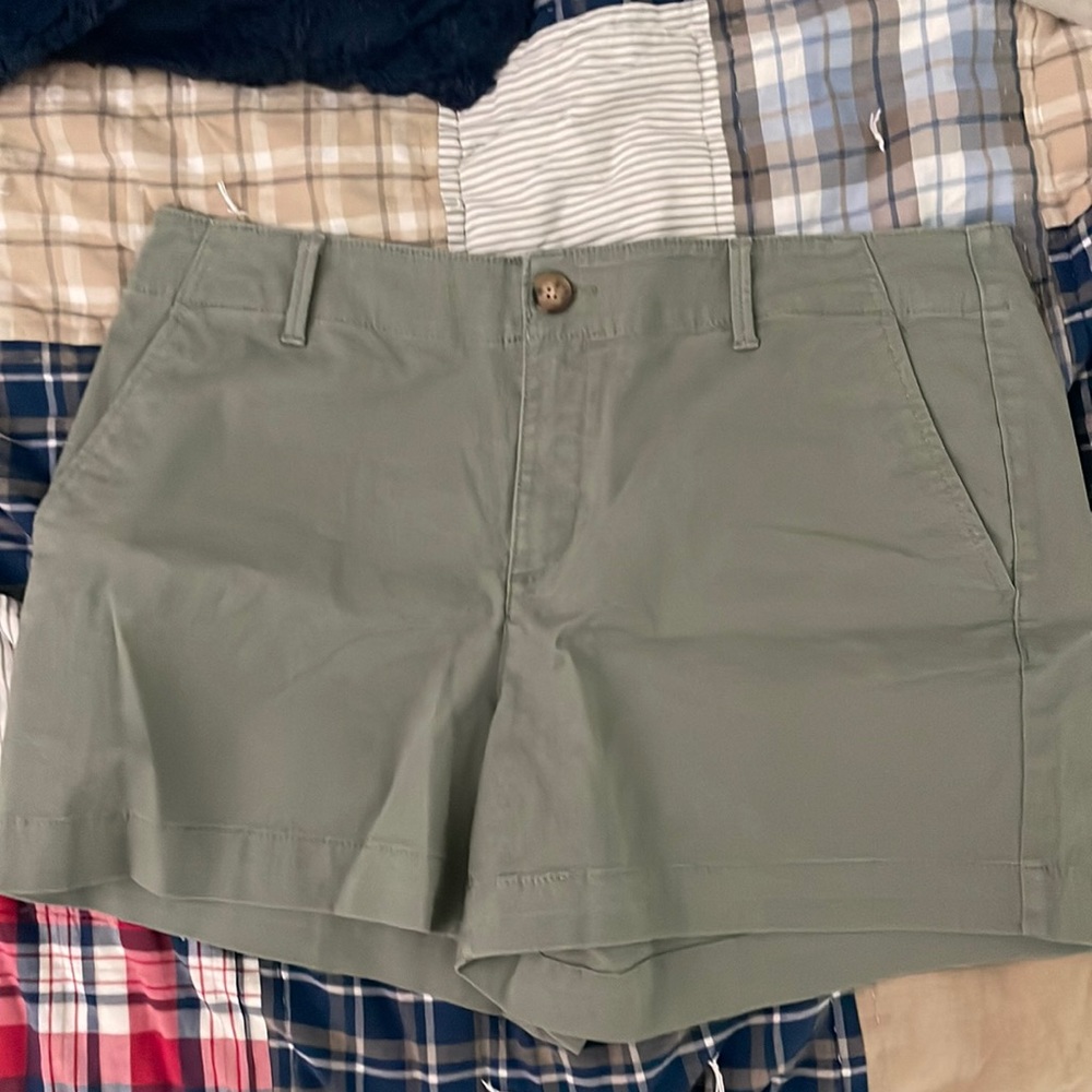 NWT LOFT The Monroe 4” short (Olive)